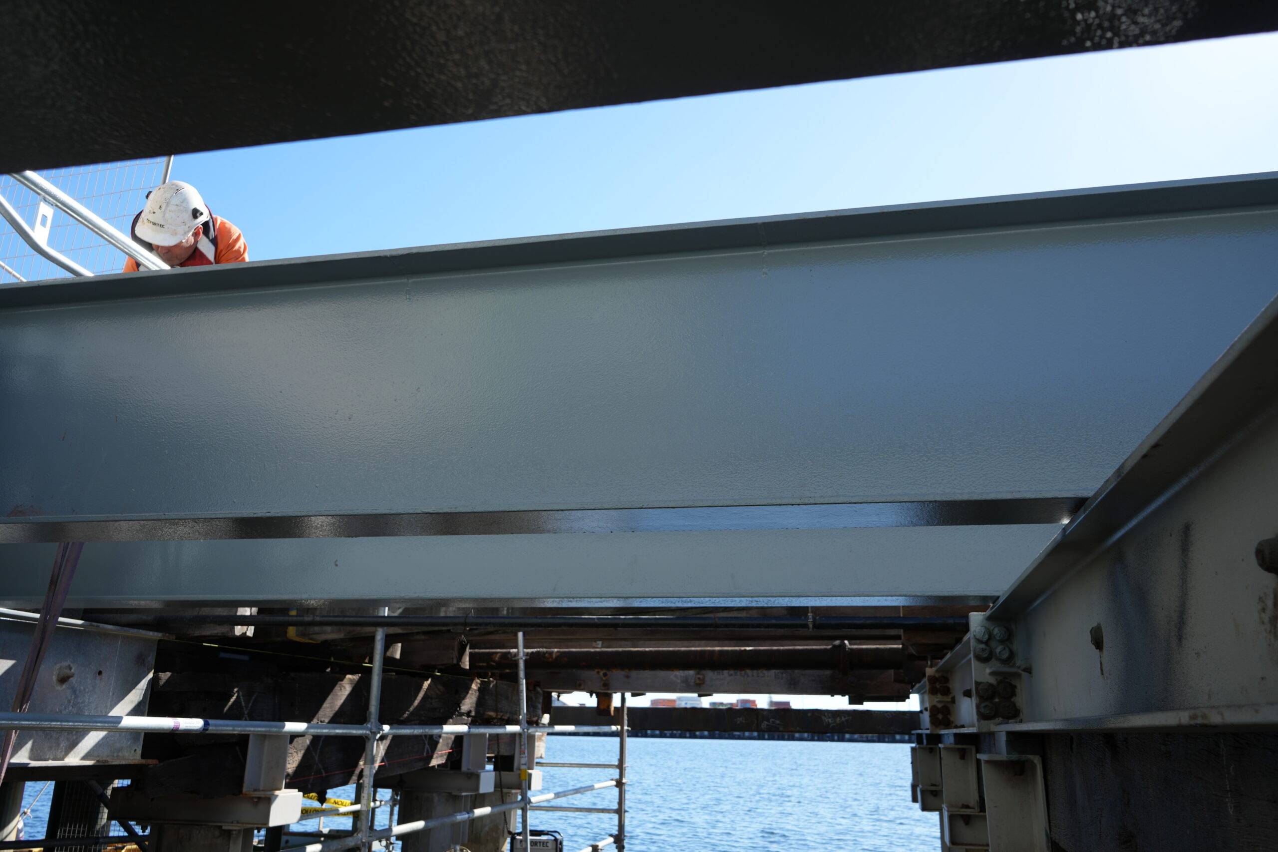 Application of protective anti-carbonation coating at Fremantle Ports